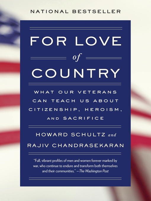 Title details for For Love of Country by Howard Schultz - Wait list